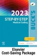 2023 Step by Step Medical Coding Textbook, 2023 Workbook for Step by Step Medical Coding Textbook, Buck's 2023 ICD-10-CM Physician Edition, 2023 HCPCS Professional Edition, AMA 2023 CPT Professional Edition Package, 1st Edition