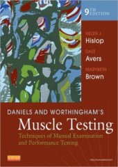 Daniels and Worthingham's Muscle Testing: Techniques of Manual Examination and Performance Testing, 9/e 